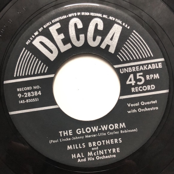 Mills Brothers After All Vinyl 45 Record '52 - Picture 3 of 5